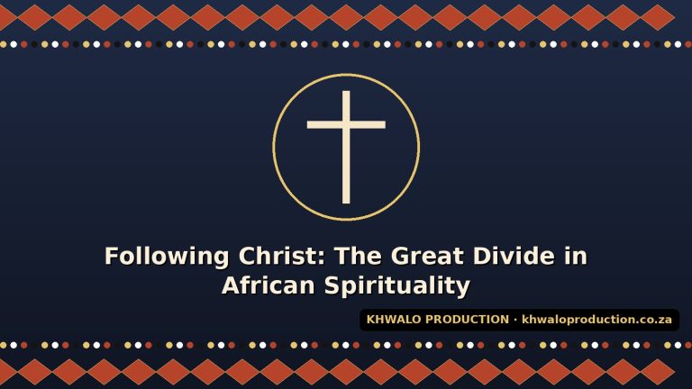 Following Christ: The Great Divide in African Spirituality