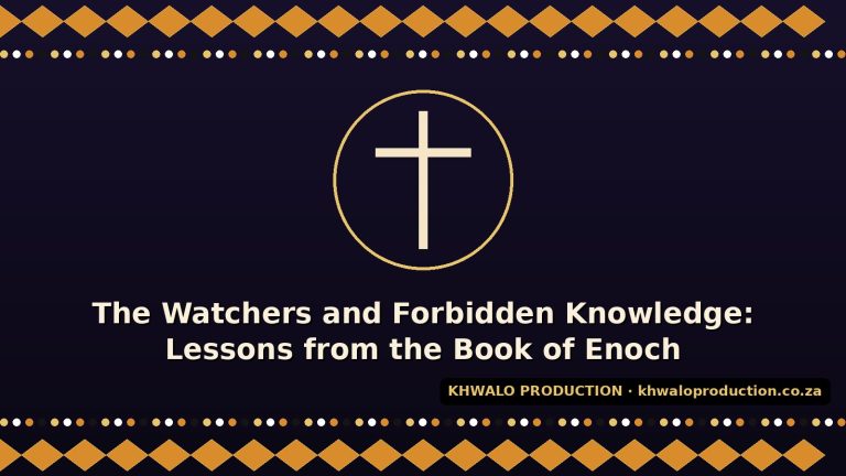 The Watchers and Forbidden Knowledge: Lessons from the Book of Enoch