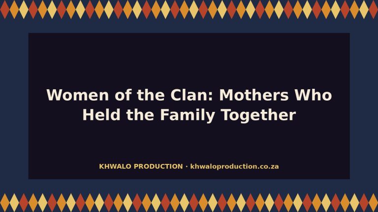 Women of the Clan: Mothers Who Held the Family Together
